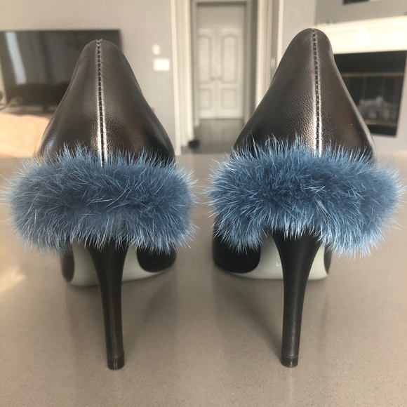 Fendi Pumps Black and Blue, Size:36 - Picture 3 of 16